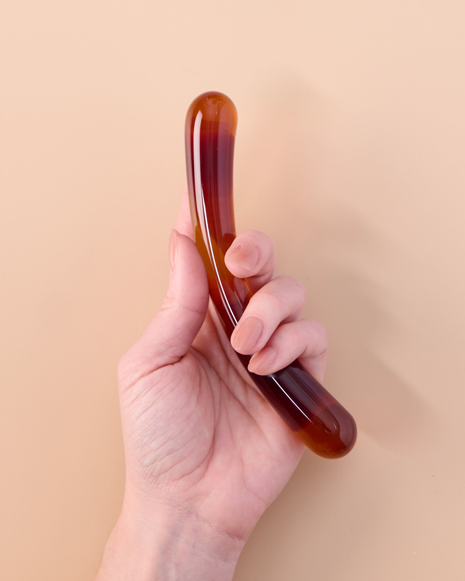 Amber Glass Pleasure Wand